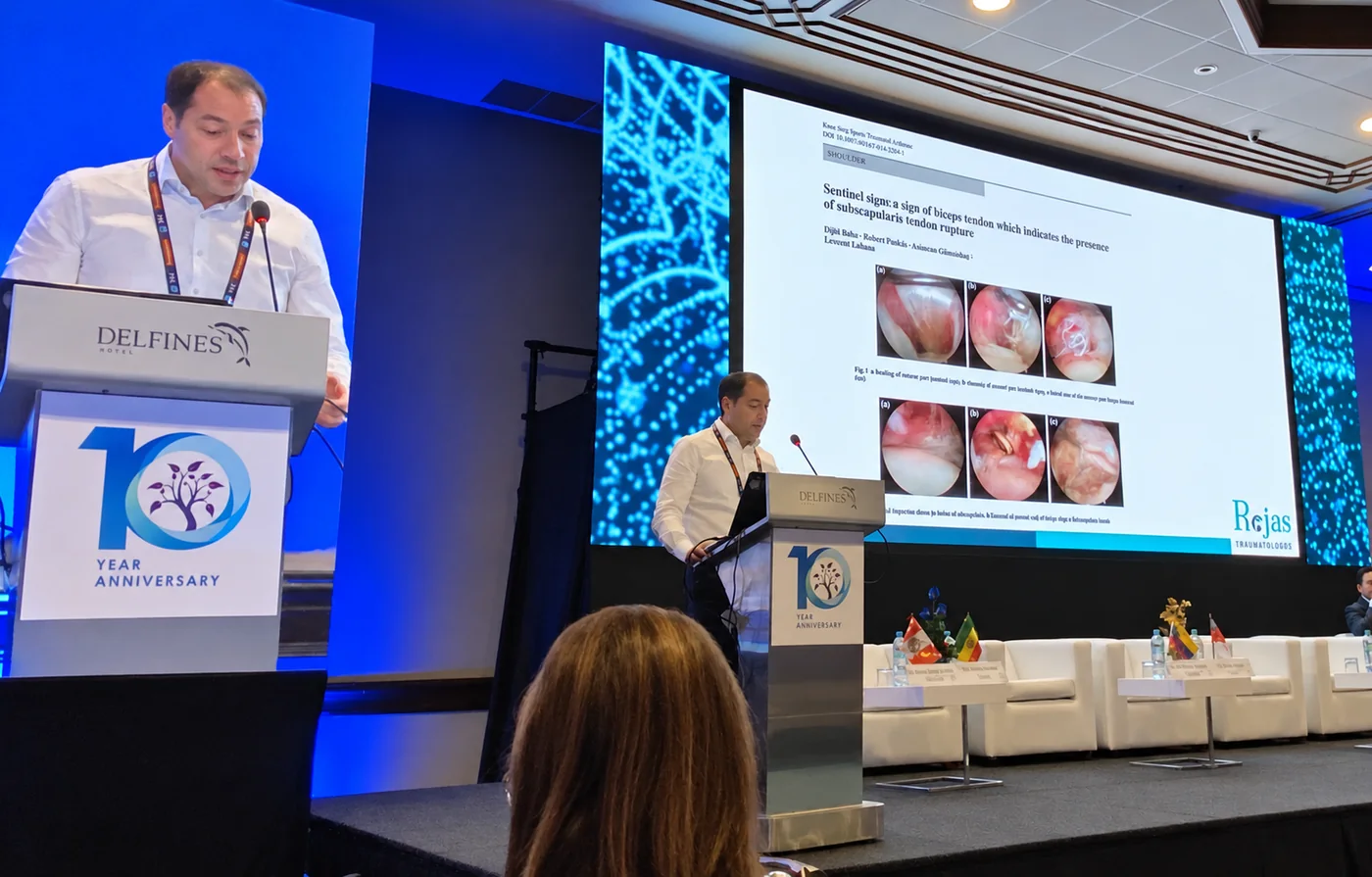 Dr. Daniel Rojas presenta claves para la rotura del subescapular en el X OrthoTrauma Update, Lima 2023