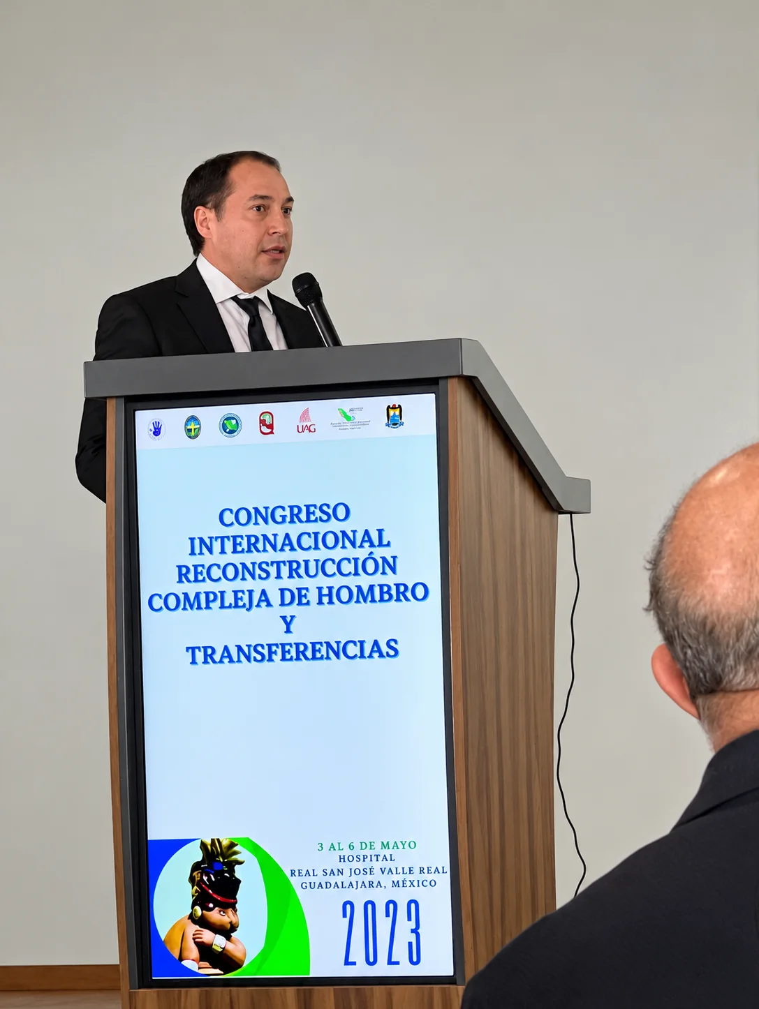 Dr. Daniel Rojas como orador invitado en el Congreso Internacional Reconstrucción Compleja de Hombro y Transferencias, Guadalajara 2023